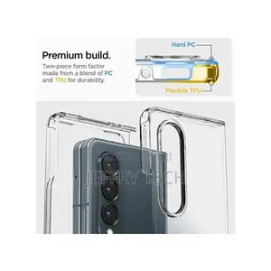 Samsung Galaxy Z Fold 4 Back Cover With Temper Glass, Screen