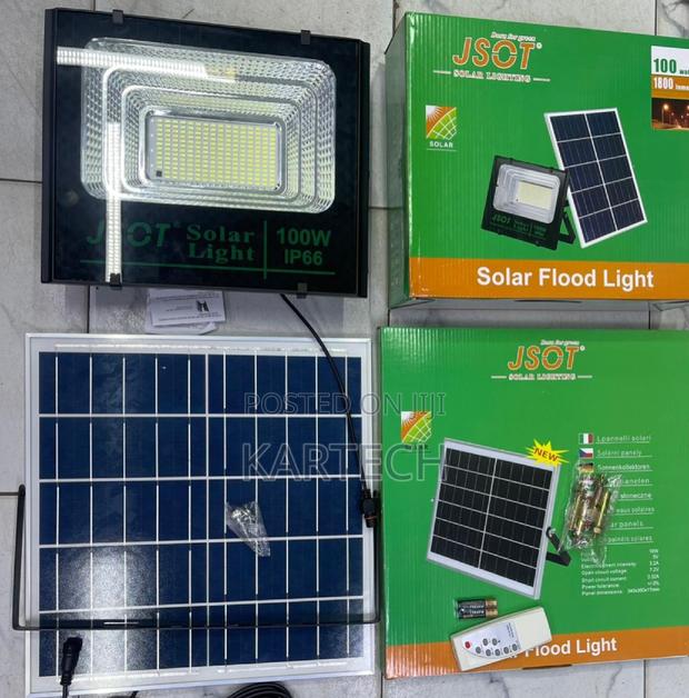 100W JSOT Solar Lighting Floodlight - main view