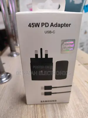 Samsung Charger.45 Watts Fast and Reliable Charger