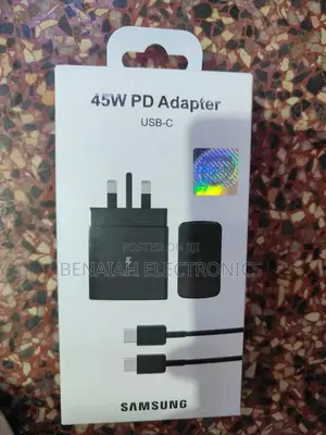 45 Watts.Samsung Pd Adapter.Usb-c