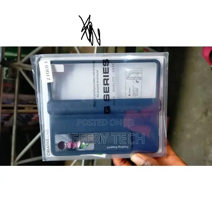 Leather With Screen Protector, Front Samsung Galaxy Z Fold 3