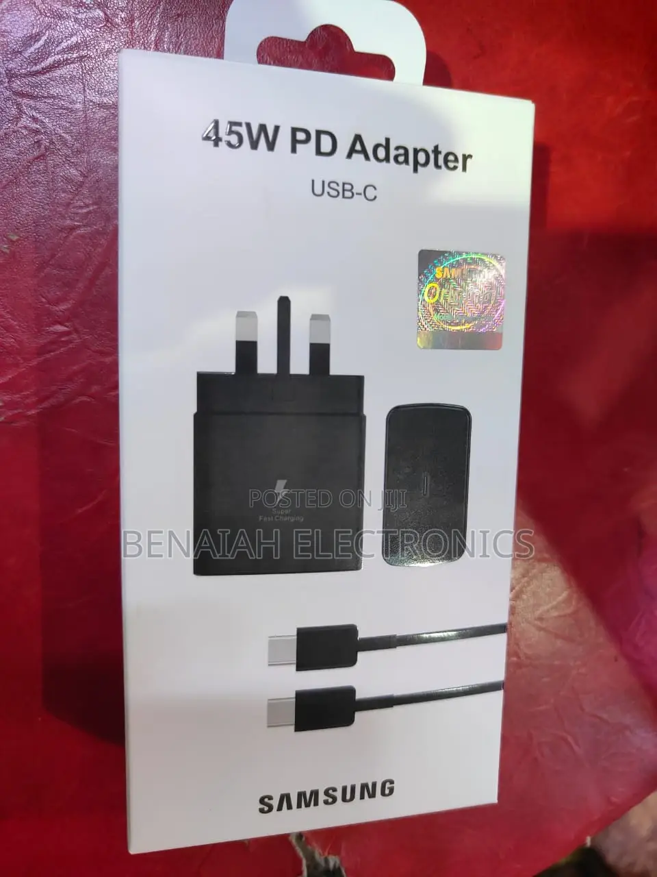 Samsung Charger.45 Watts Fast Charger.Original