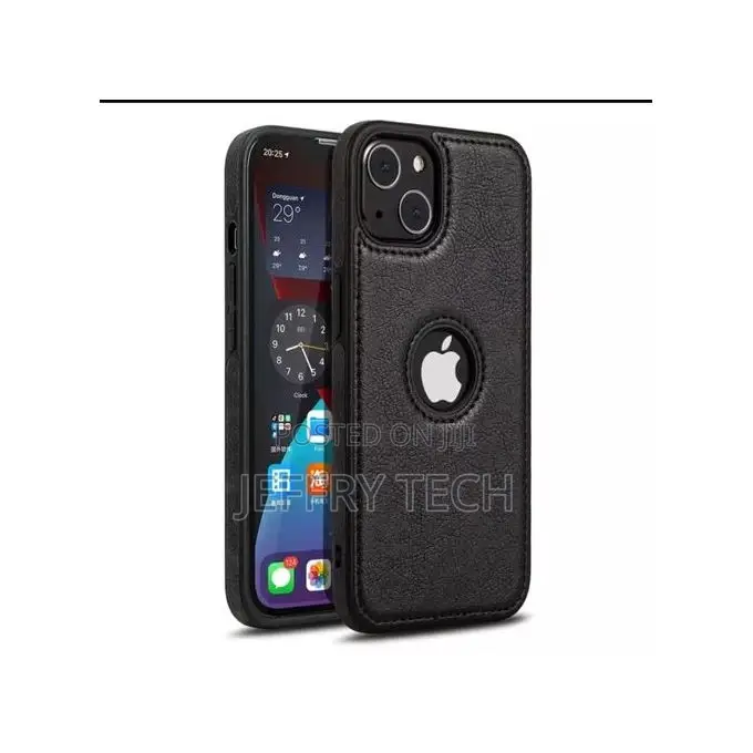 Leather Back Case for iPhone 13 Pro