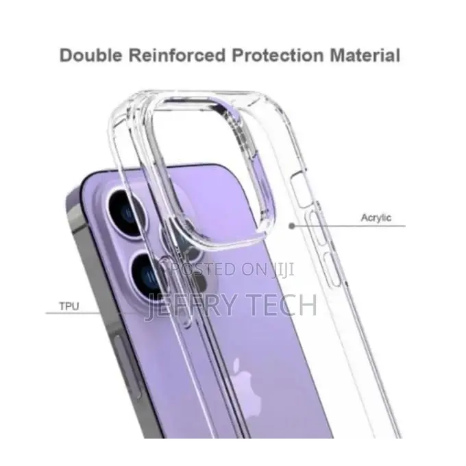 Space Transparent Back Cover for iPhone 14 Pro Max