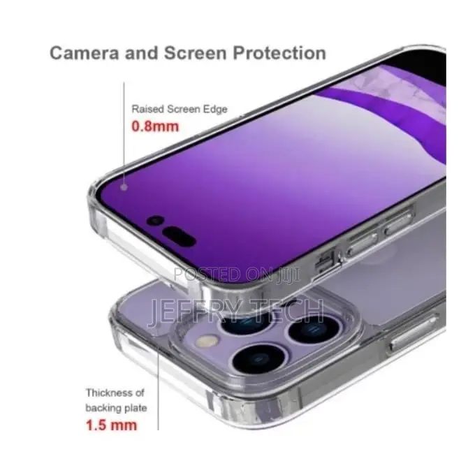 Space Transparent Back Cover for iPhone 14 Pro Max