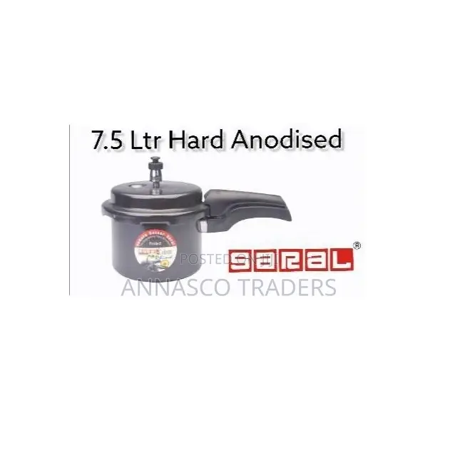 Saral Hard Anodised Aluminium Explosion Proof Pressure Cooke