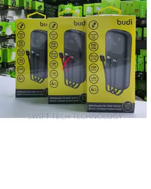 Power Bank,Power Bank Budi 20,000amh Budi Power Bank