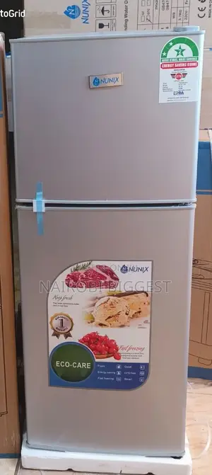 Nunix 138 Litres Silver Doube Door Refrigerator