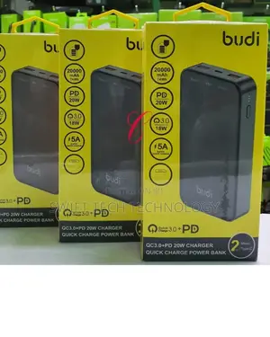 Power Bank 10,000amh ,Power Bank Budi With Type C Charger