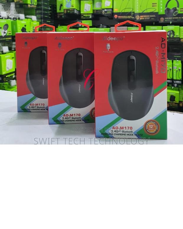 Aldeepo M170 Type C *Rechargeable Bluetooth+Dongle* Mouse=* - main view