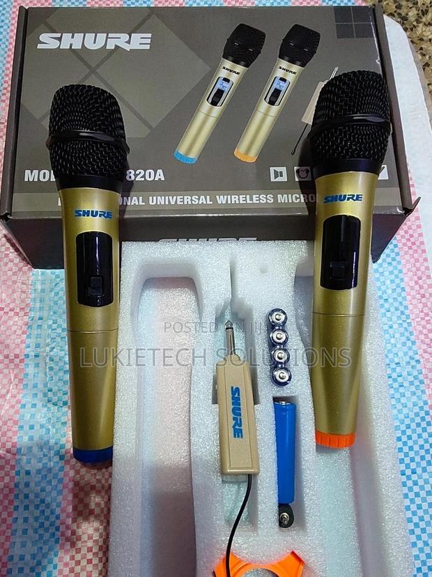 Shure Wireless Microphone.Sm-820a New Microphone. - main view