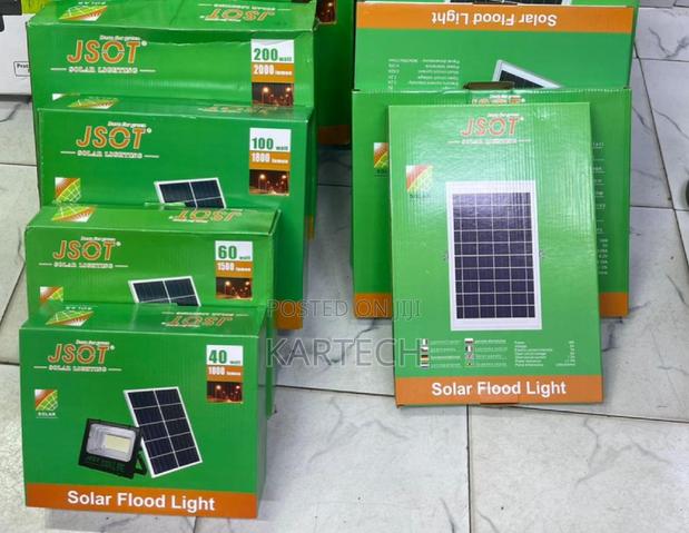 JSOT 200W Solar Floodlight High Power Outdoor Security - main view