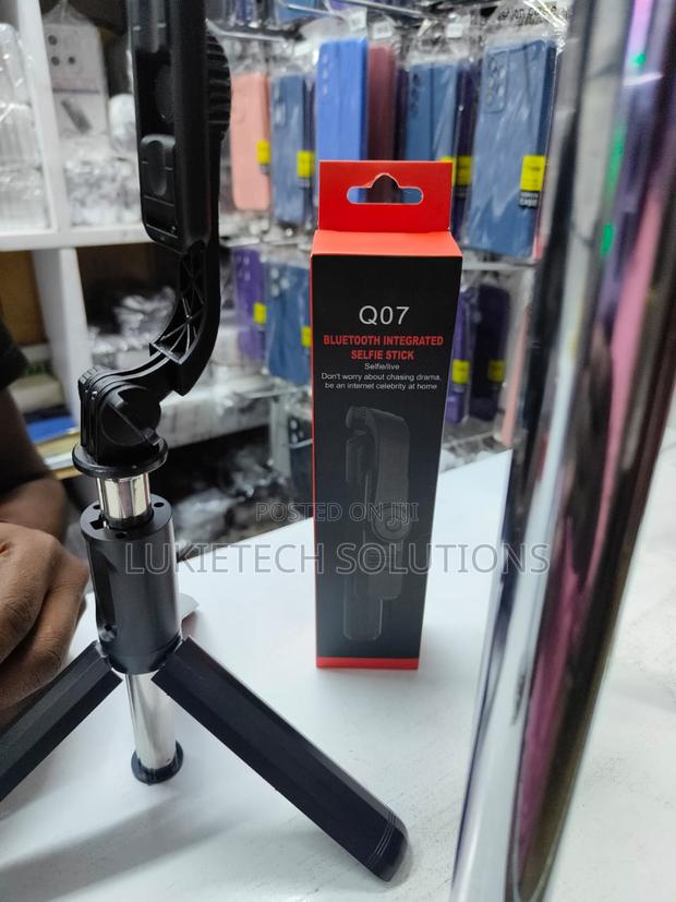 Selfie Stick,New With Bluetooth, Flash Light and Tripod - main view