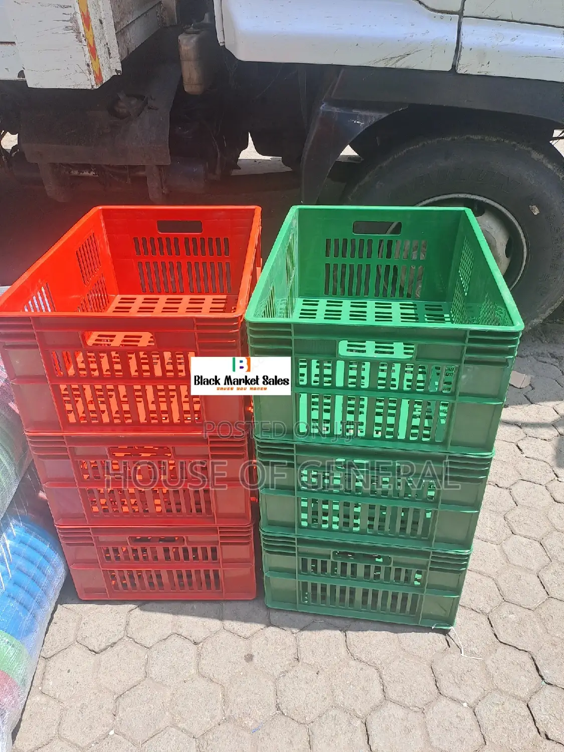 Mix Colours Kenpoly Plastic Crates Available