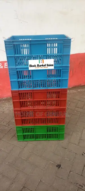 Normal Plastic Crates Size H300 X W400 X L 585 Mm
