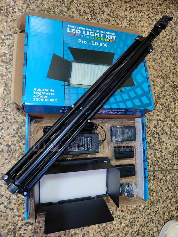 Pro Led 600 Lamp With a Stable Stand,Adjustable Light Knob - main view