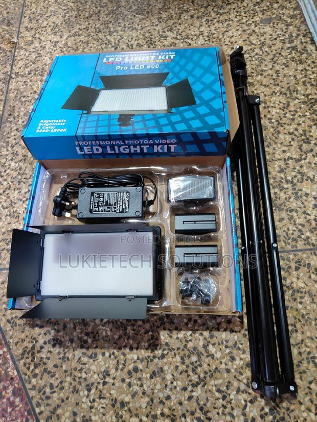 Pro Led 600 Lamp With a Stable Stand,Adjustable Light Knob - thumbnail 3