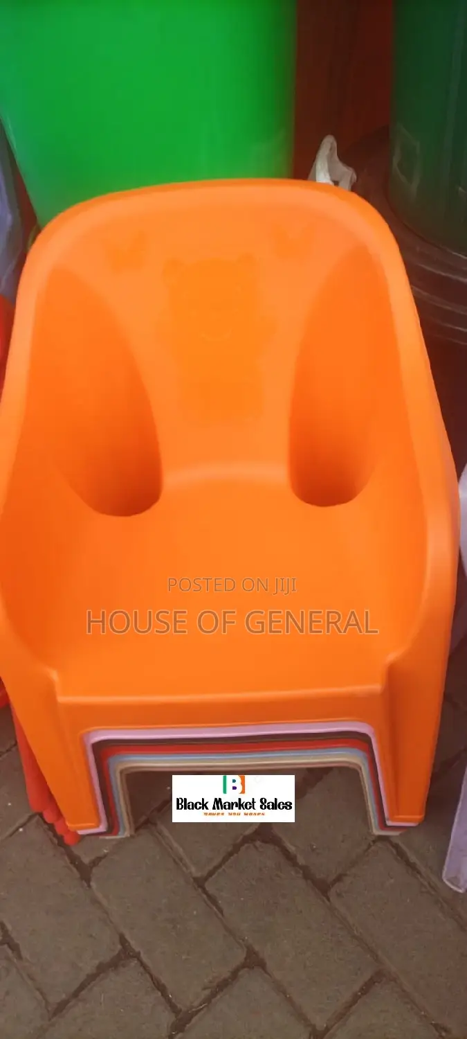 Orange Strong Kids Plastic Chair
