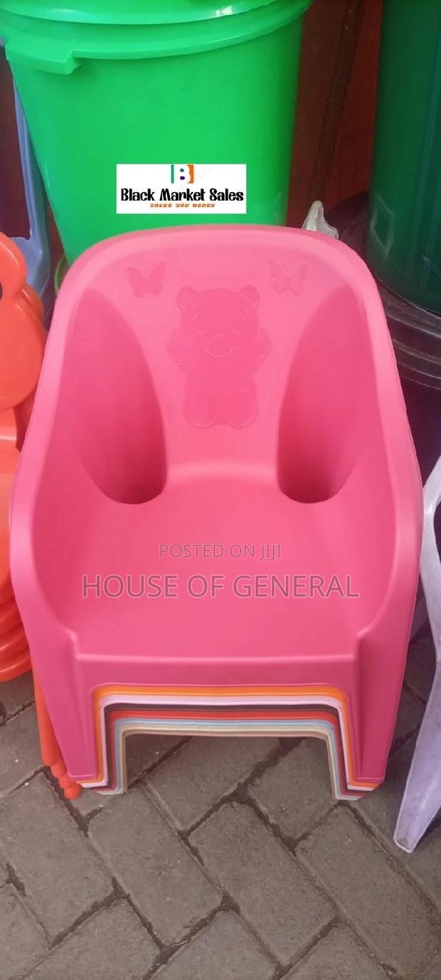 Pink Children Plastic Chair - main view