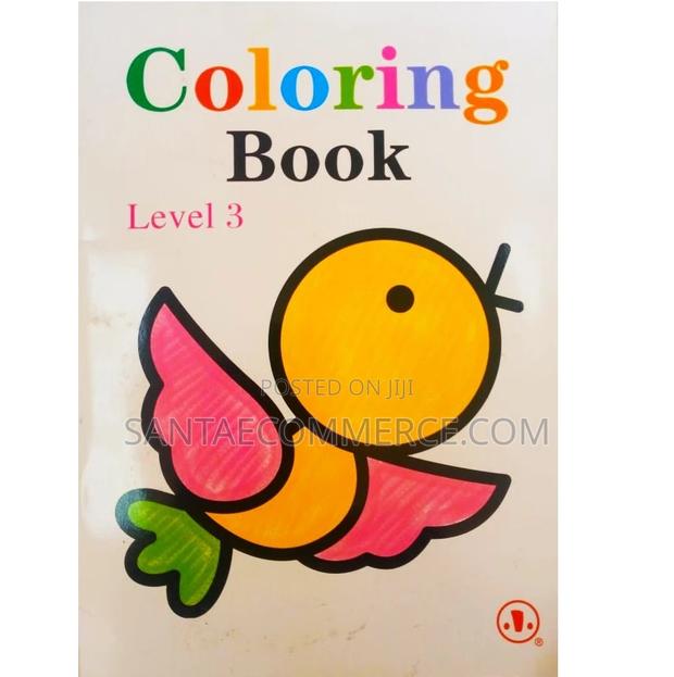 Level 3 Kids Coloring Book - main view