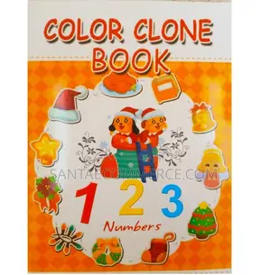 Color Clone Numbers Kids Coloring Book