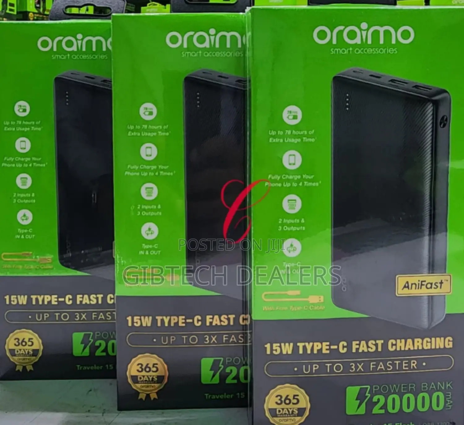 Oraaimo Traveler 15 Flash Opbmah 15w Power Bank