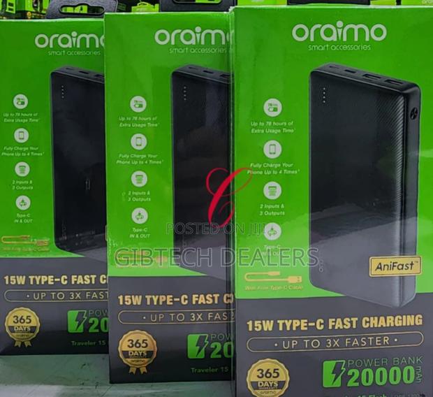 Oraaimo Traveler 15 Flash Opbmah 15w Power Bank