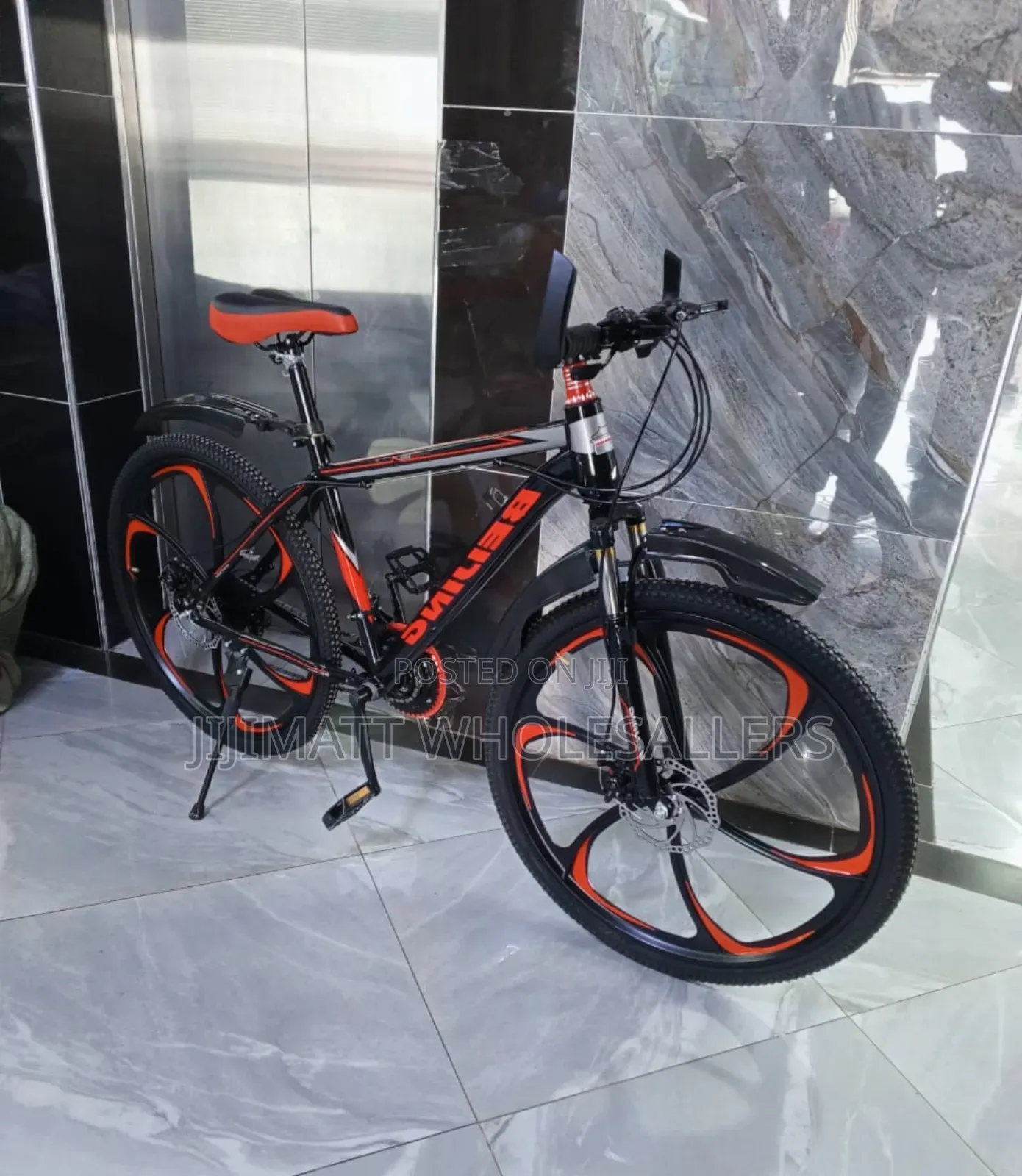 Bike Size 26" With Chrome Rims 
Seven Speed Gear