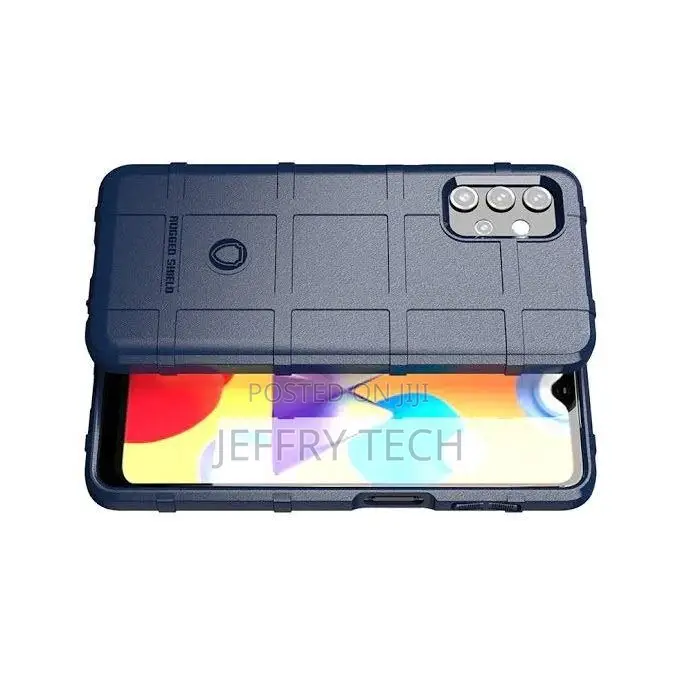 Rugged Shield Back Cover for Samsung Galaxy A55