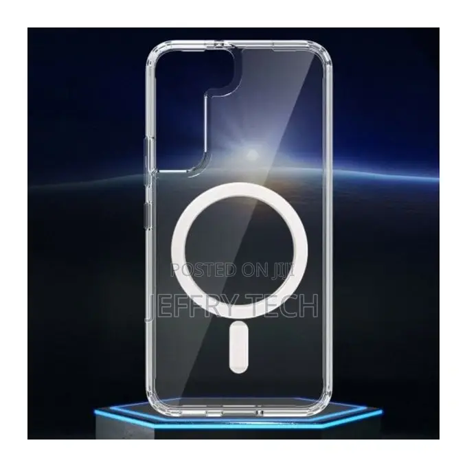 Wireless Charge Transparent Back Cover Fo Samsung Galaxy S22