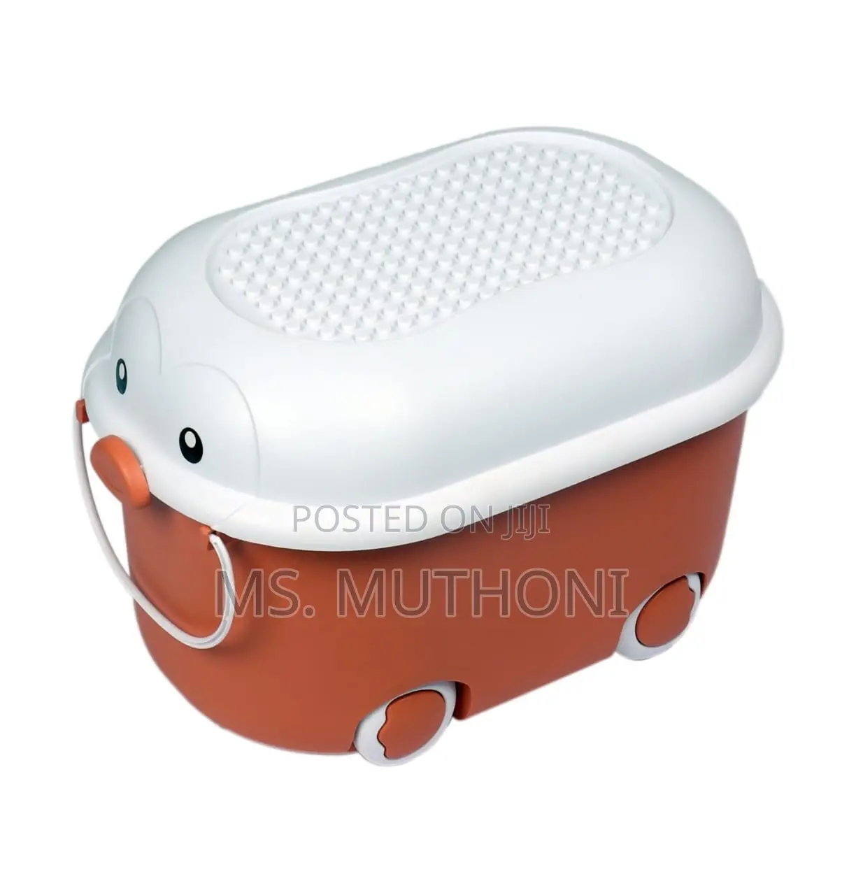 48l Wheeled Trolley Bucket Ideal for Storage of Toys