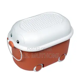 48l Wheeled Trolley Bucket Ideal for Storage of Toys