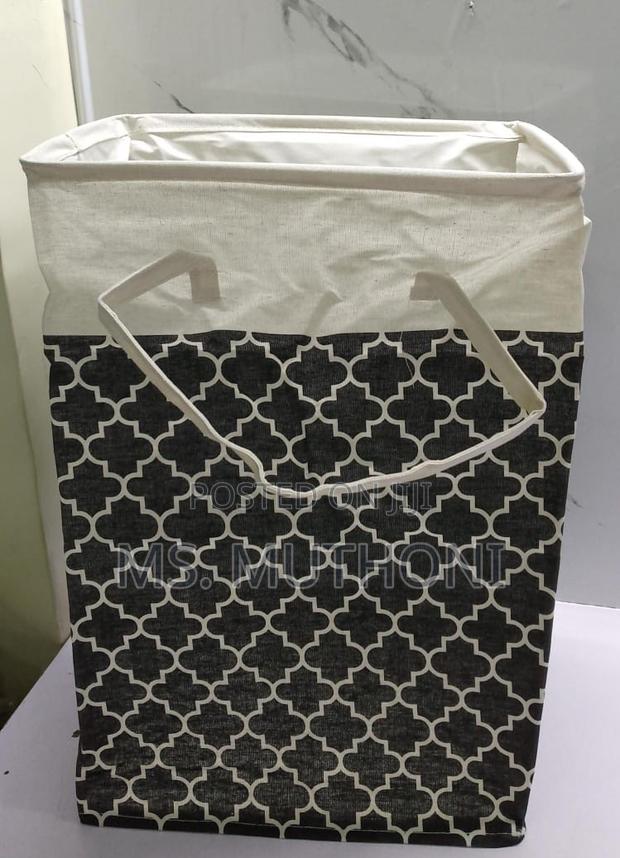 *72L Framed Foldable Strong Canvas5 Laundry Basket - thumbnail 6