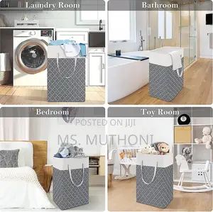 *72L Framed Foldable Strong Canvas5 Laundry Basket