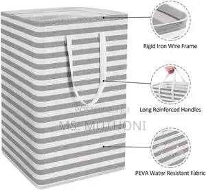 *72L Framed Foldable Strong Canvas5 Laundry Basket