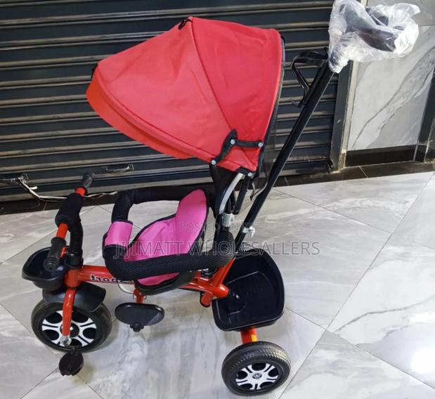 Push Tricycle With Canopy Red - main view