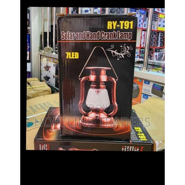 Camping Lamp, Solar Rechargeable Lamp - main view