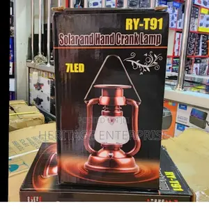 Camping Lamp, Solar Rechargeable Latern
