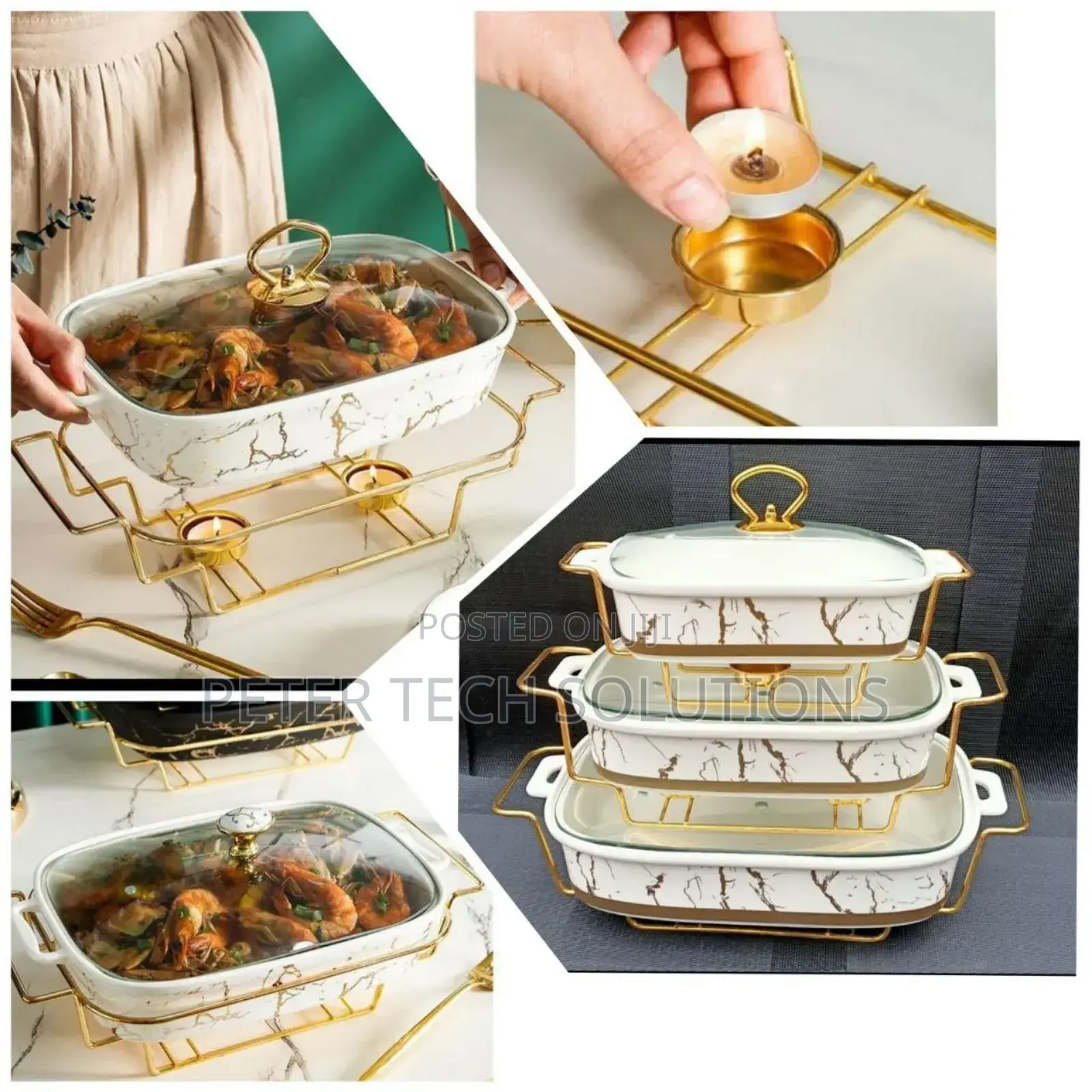 CHAFING DISH 3 Pieces