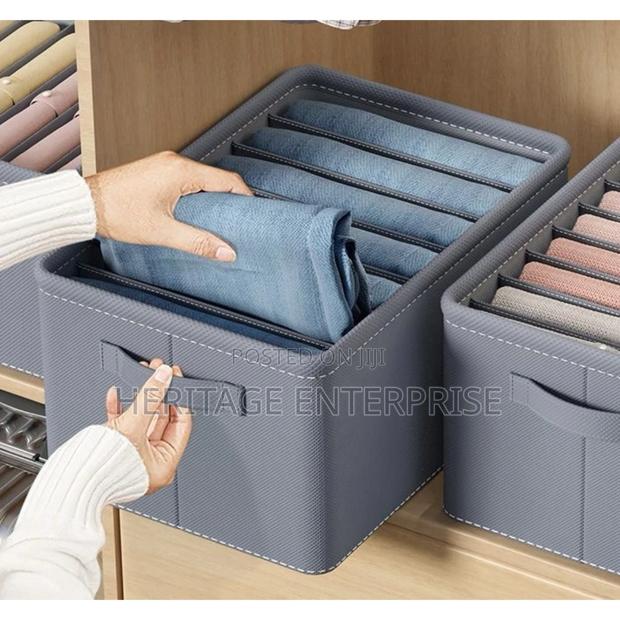 Wardrobe Clothes Organiser,Foldable Jeans Drawer .