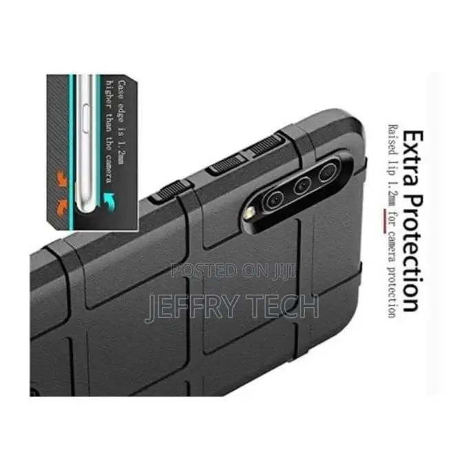 Rugged Shield Back Cover for Samsung Galaxy A70