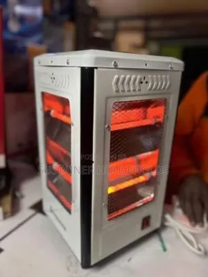 *Rashnik 1600W Four Sided Quartz Halogen Room Heater