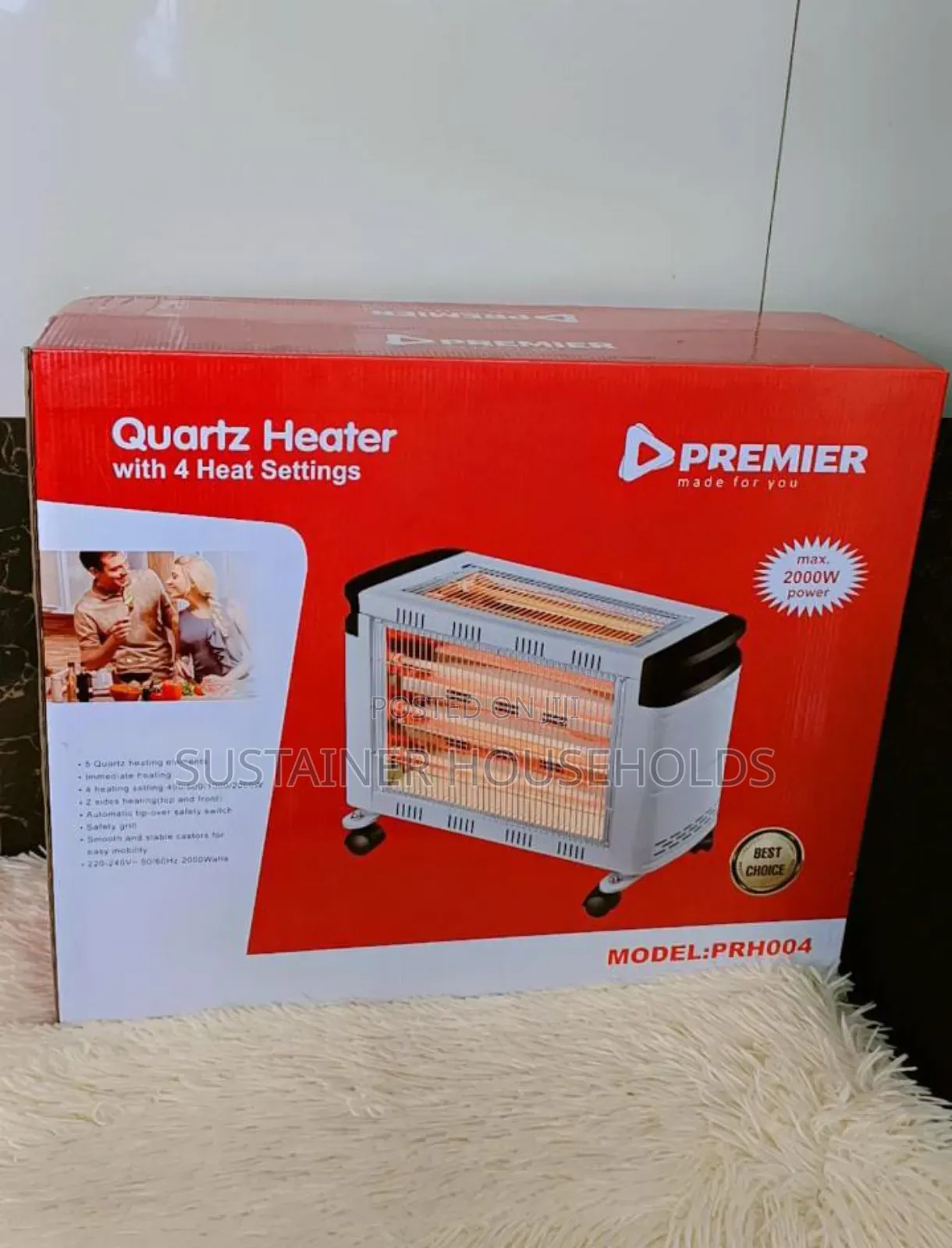 *Premier Quartz Room Heater