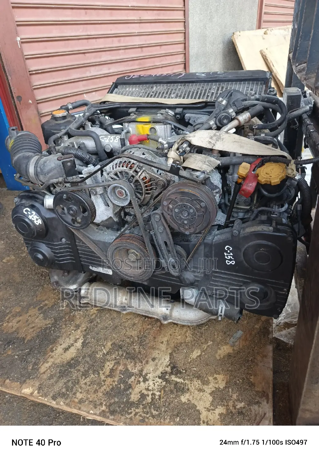 Clean Subaru SG5 Turbo Engine.