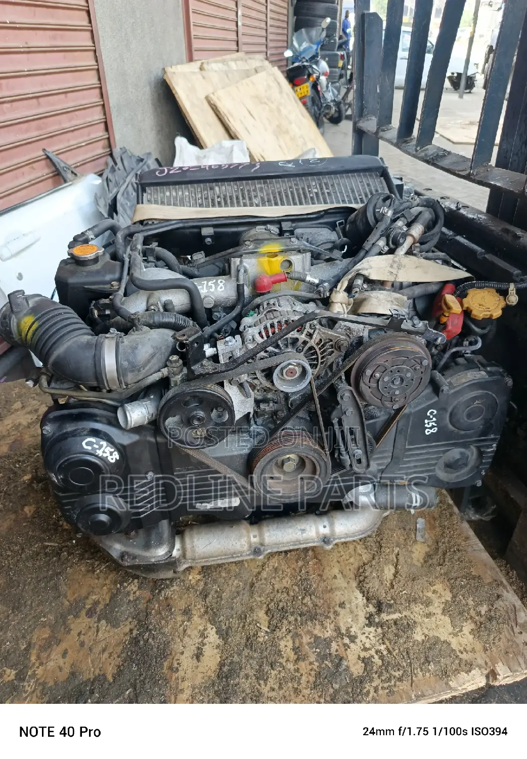 Clean Subaru SG5 Turbo Engine.