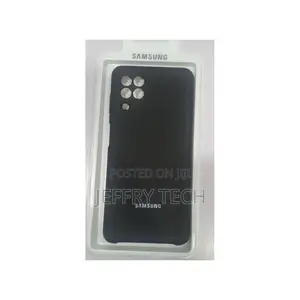 Samsung Galaxy A22 Silicone Back Case _Black