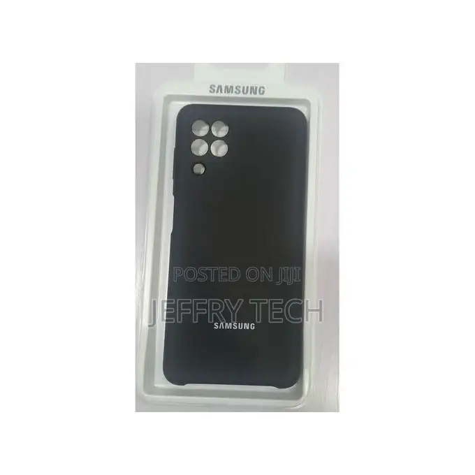 Samsung Galaxy A22 Silicone Back Case _Black