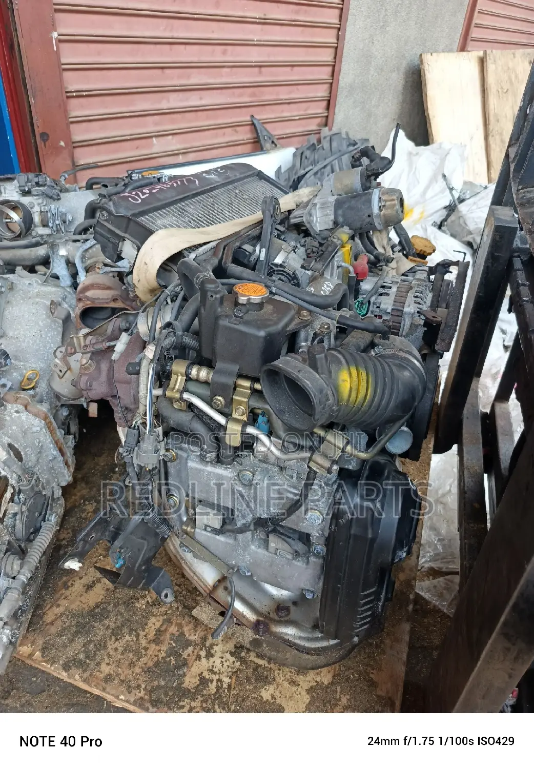 Clean Subaru SG5 Turbo Engine.