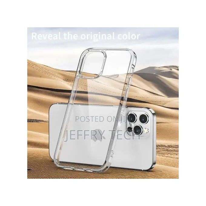 Clear Acrylic Fall Protect Case for Apple iPhone 14 Pro