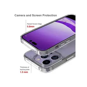 Clear Acrylic Fall Protect Case for Apple iPhone 14 Pro